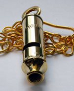 Brass Police chain and hook